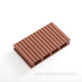 Plank Plastik Komposit Kayu Lantai WPC Decking Komposit